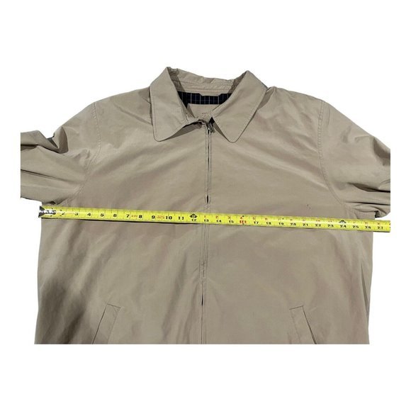 Vintage Mens LL Bean Tan Khaki Jacket Zip Up OHYM8 Tall‎ Size XL  RN71341 - Picture 6 of 10